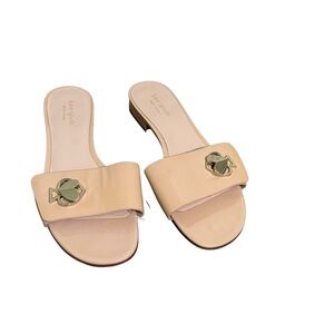 Kate Spade Beige Slide Sandals Size 7.5